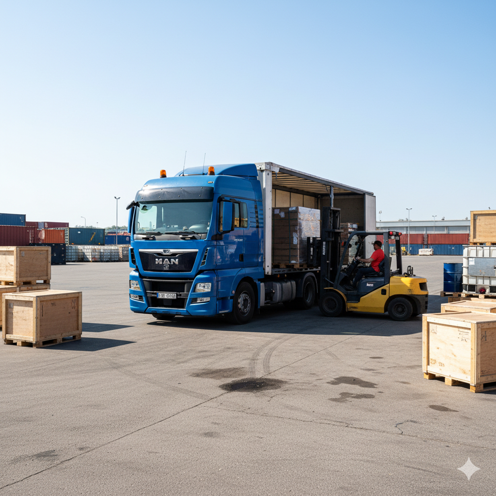 Truck loading from depot